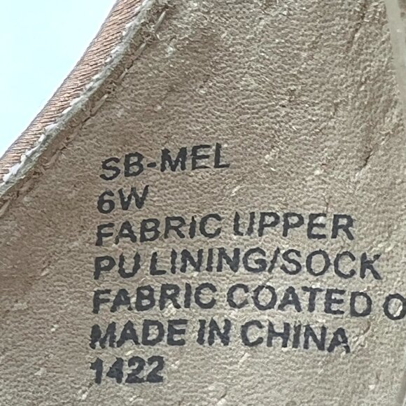 6W 6 WIDE WIDTH Betsey Johnson Mel Champagne Jeweled Heels Dress Sandals Shoes - Picture 13 of 13